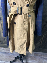 Load image into Gallery viewer, (S) Anthropologie Plaid Trench Coat
