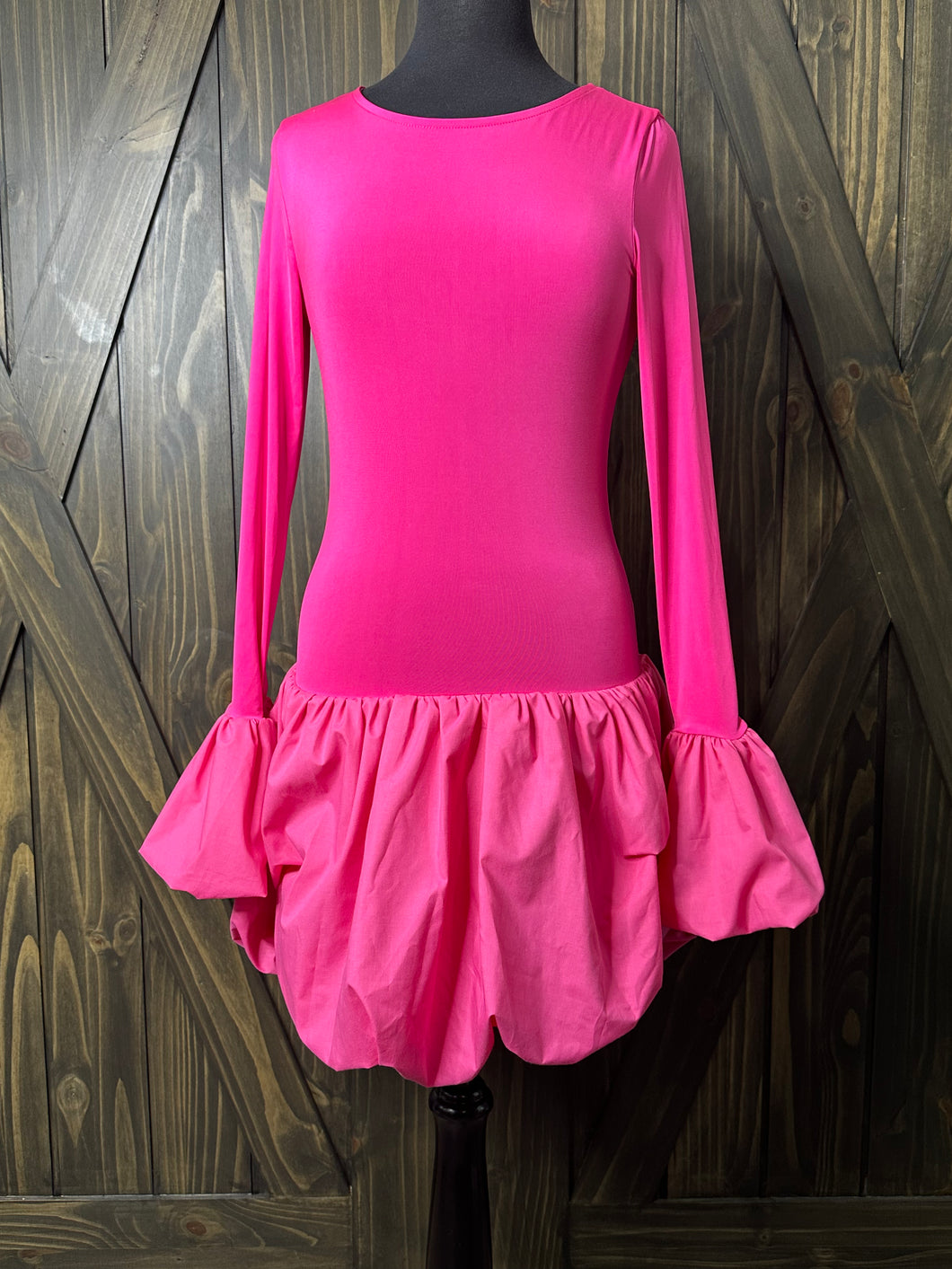 (M) Pink Puff Dress