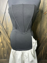 Load image into Gallery viewer, (S) FN Black White Hi-Lo Dress

